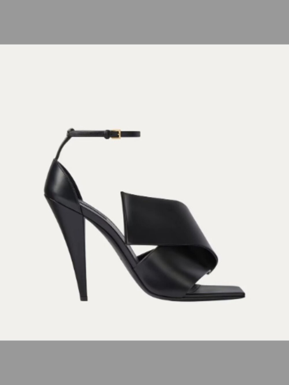 Givenchy NIB Twisted Ribbon Leather Sandals (ORIG $1150) (SIZE 8B)US (38EU)